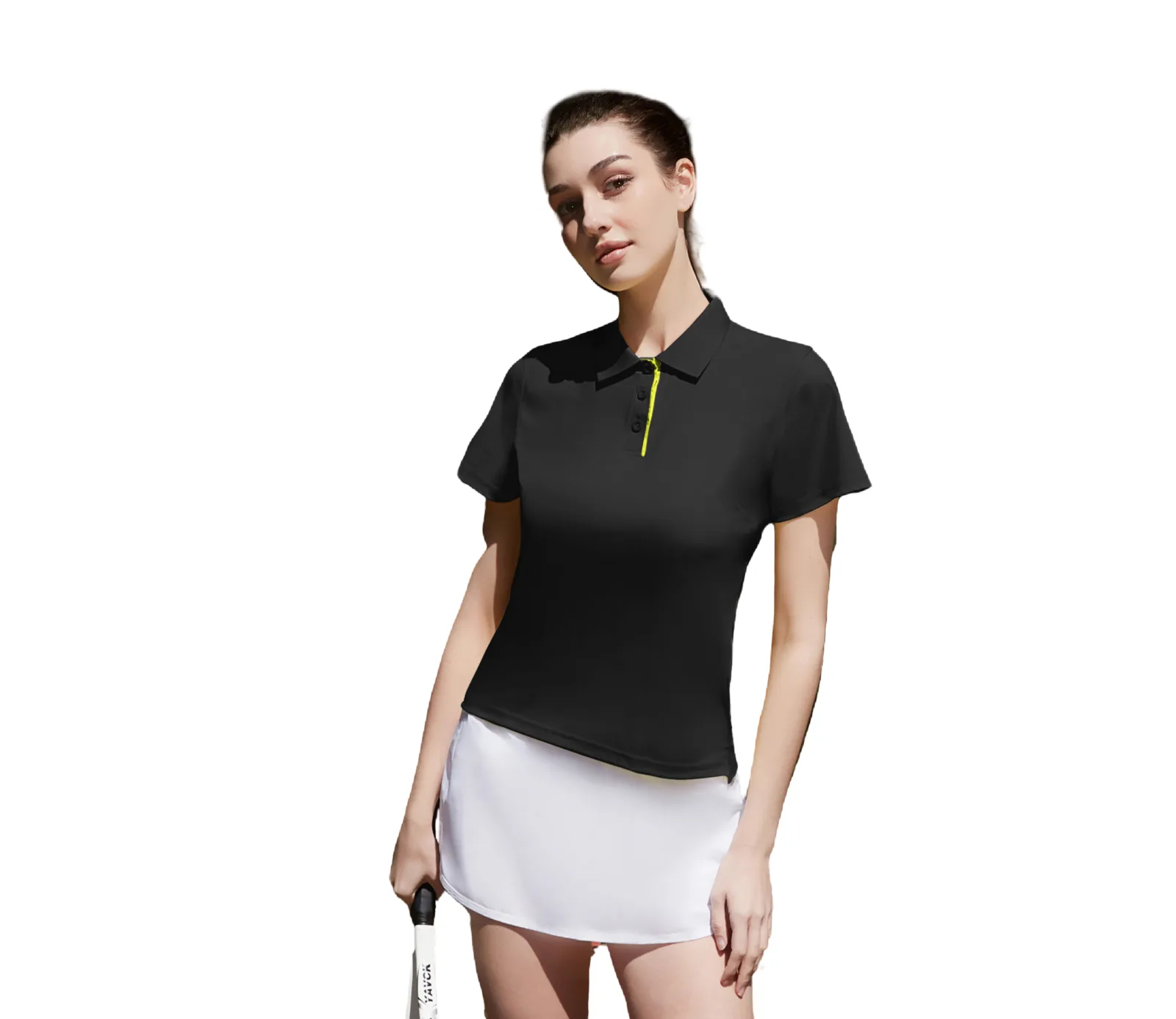 T-acre Black Performance Polo