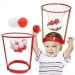 Head Hoop Basketball Catch Game - Indoor & Outdoor Fun with 20 Balls