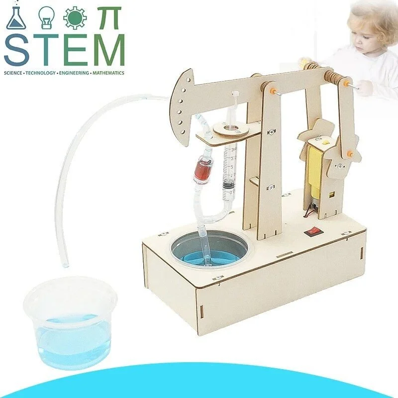 Kids STEM Toy - DIY Water Pump Assembly Kit - Educational & Creative Puzzle for Children