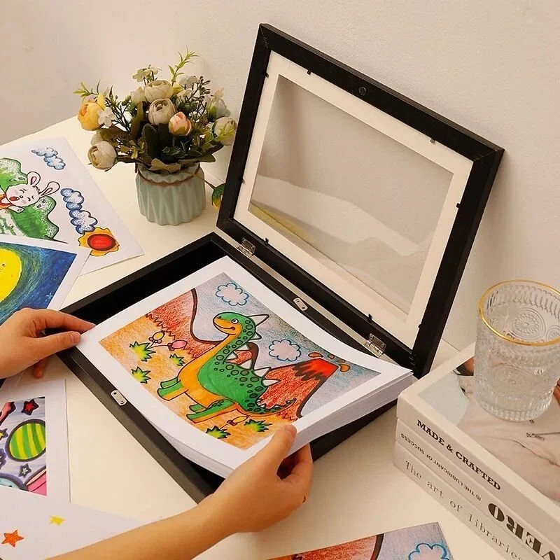 Magnetic Kid's Drawing Painting Display Art Frame