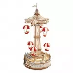 Montessori Wooden Toys DIY Music Box - Enchanting Amusement Park Magic