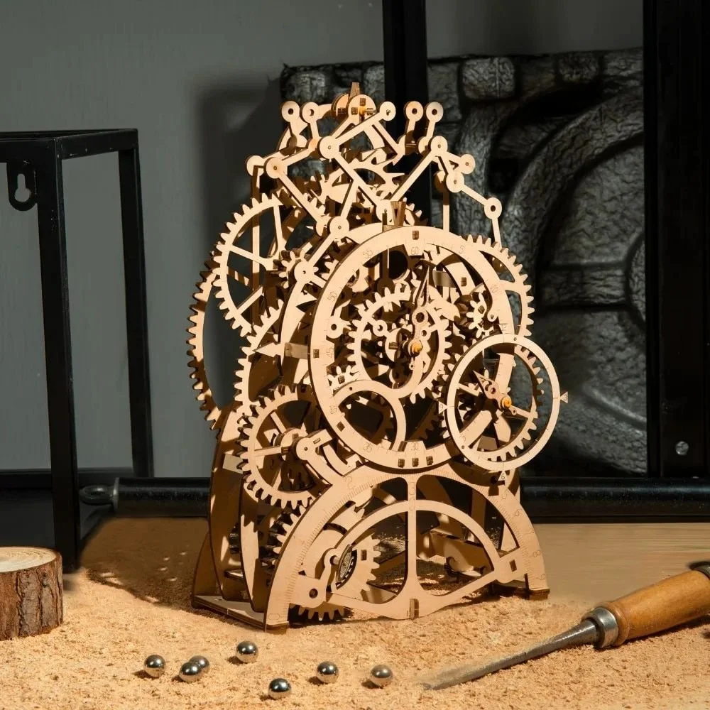 3D Wooden Mechanical Puzzle Kit