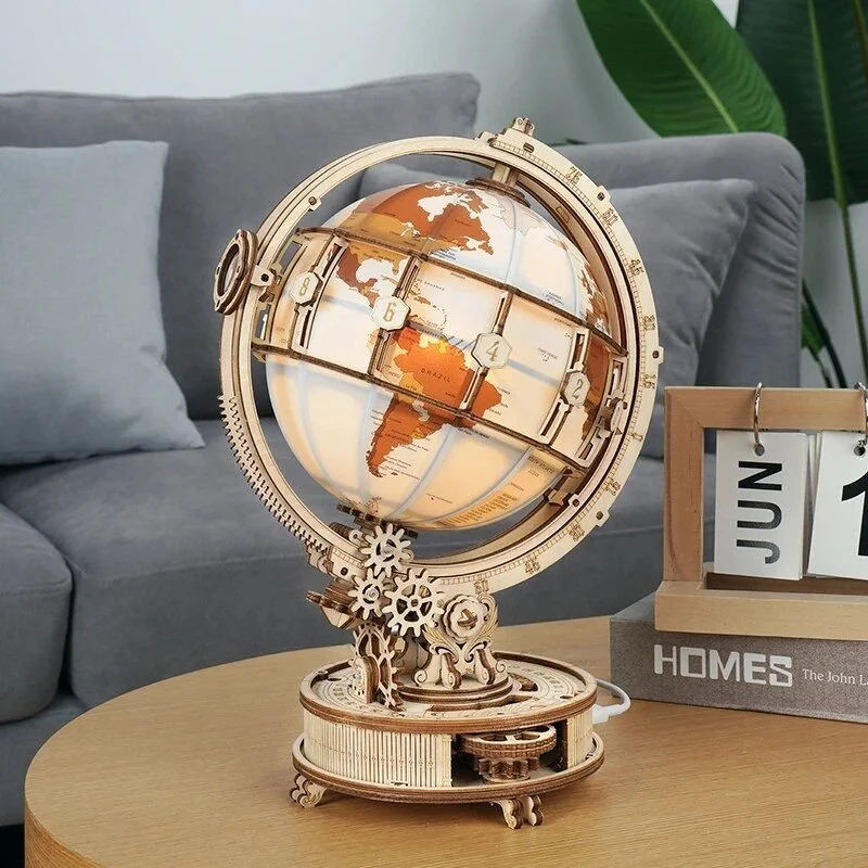 3D Wooden Puzzle Telescope and Orrery Model Kits