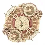 3D Zodiac Wall Clock Wooden Puzzle