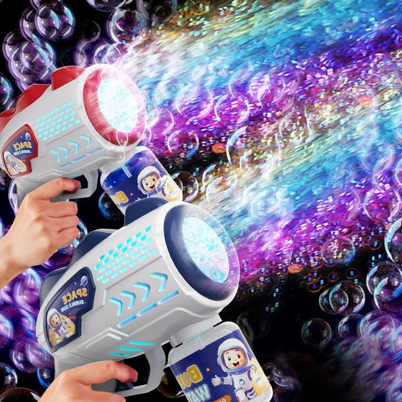 Electric Bubble Gun: Light Up Outdoor Fun for Kids