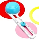 360° Adjustable Paper Circle Cutter