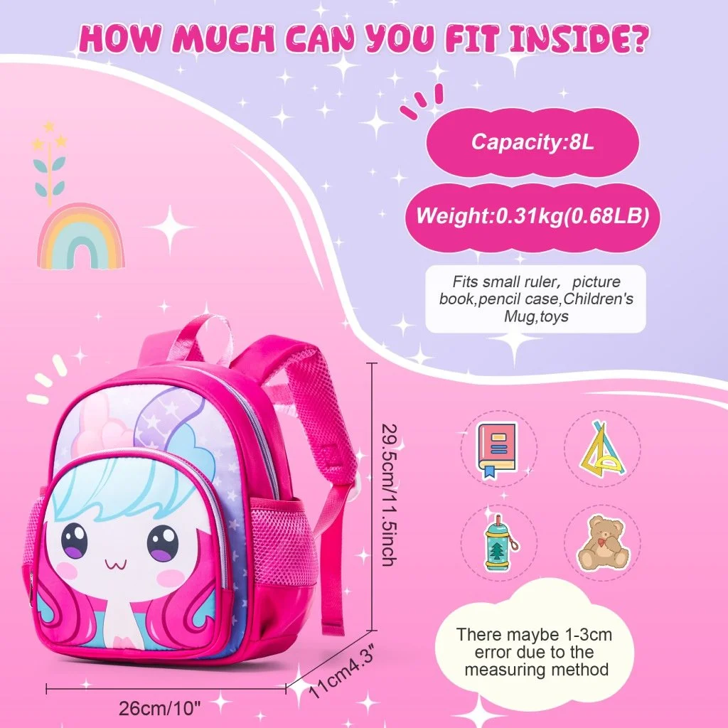 Adorable Pink Backpack for Girls