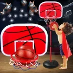 Adjustable Height Kids Basketball Hoop Set