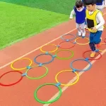 Kids Outdoor Hopscotch Ring Jumping Game