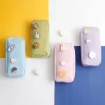 Adorable Kawaii Canvas Pencil Case for Girls