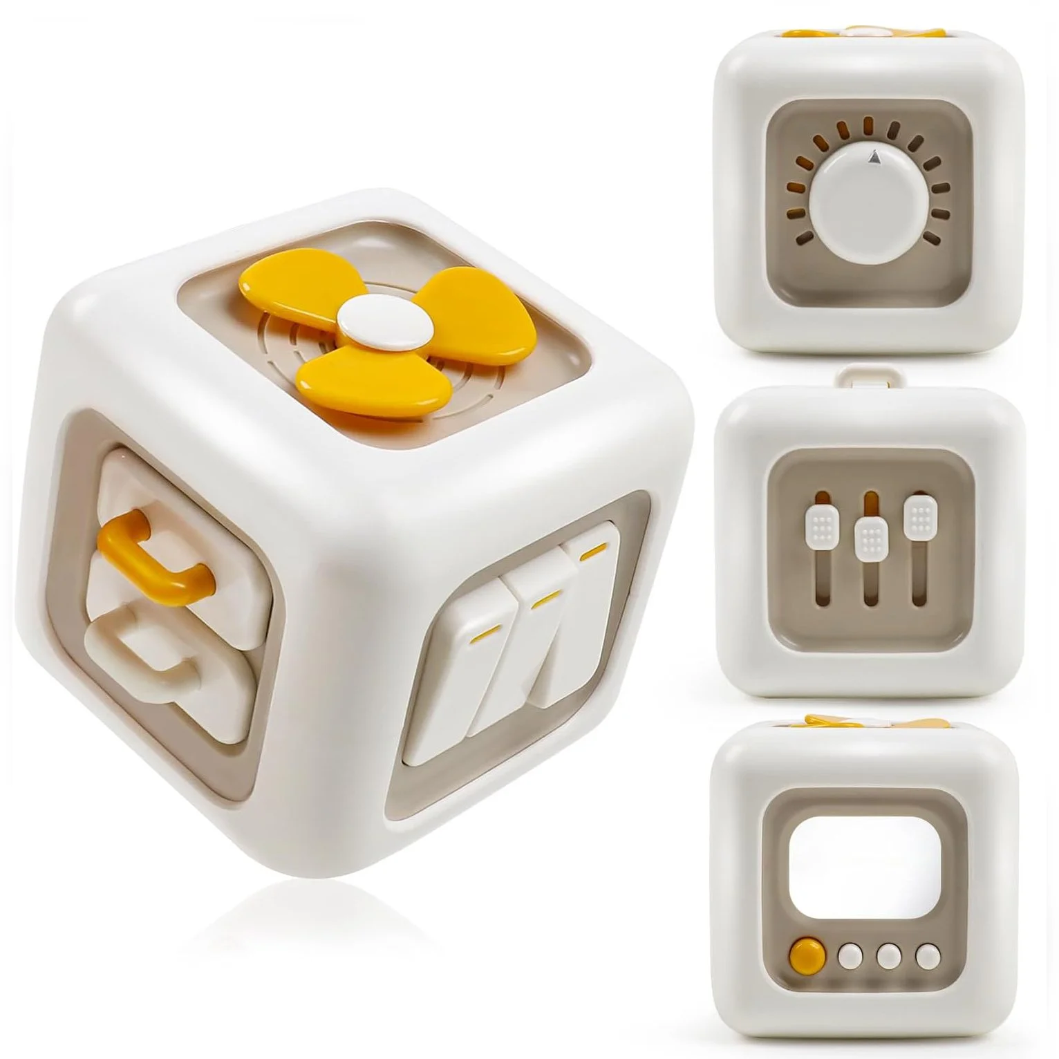 Busy Cube Sensory Activity Board