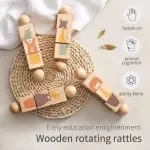 Wooden Montessori Hand Bell Toy