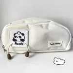 Cartoon Panda Canvas Pencil Case