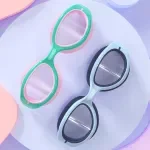 Colorful Kids Silicone Swimming Goggles - Waterproof Anti-Fog Eyewear