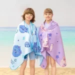 Quick-Dry Kids Surf Poncho and Changing Towel