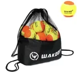 High Elasticity Durable Beach Tennis Training Balls with Mesh Shoulder Bag