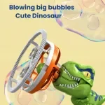Electric Dinosaur Bubble Gun