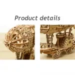 DIY 3D Wooden Airship Puzzle Kit