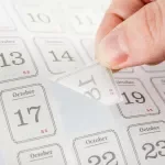 365-Day Decorative Calendar Sticker Set