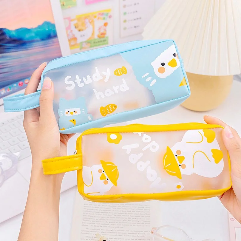 Transparent Kawaii Pencil Case