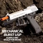 USP Throwing Shell Soft Bullet Toy Gun for Outdoor Fun