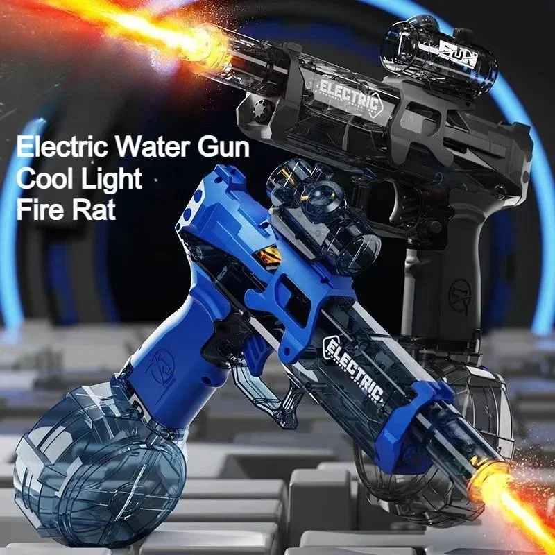 Automatic Electric Water Gun with Cool LED Lights