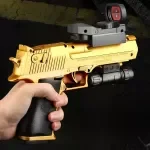 Automatic Soft Bullet Launcher Toy Gun with Shell Ejection