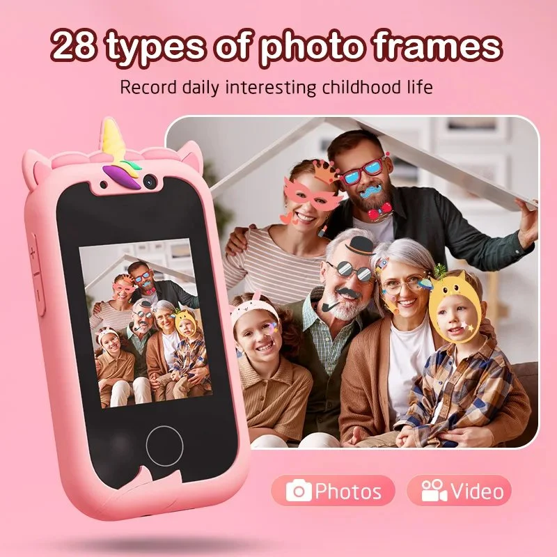 Pink Unicorn Kids Phone Toy