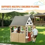 Outdoor Cedar Playhouse for Kids