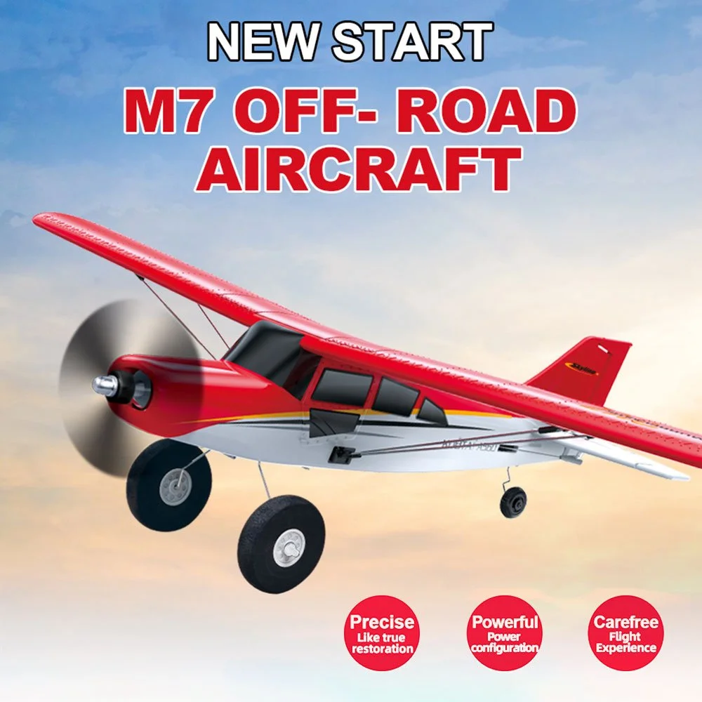 High-Performance A560 Remote Control Airplane with Brushless Motor and LED Lights