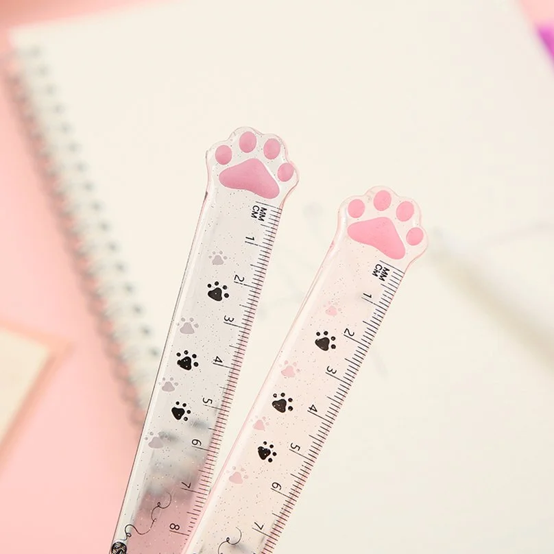 Cat Paw Transparent Ruler