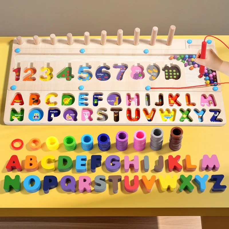 Montessori Magnetic Maze Educational Puzzle Board for Kids