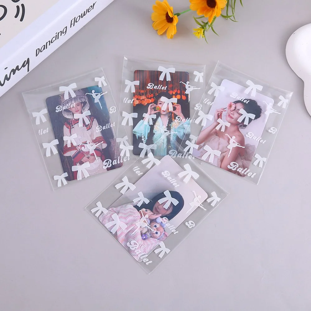 50pcs Transparent Star Kpop Photocard Holder