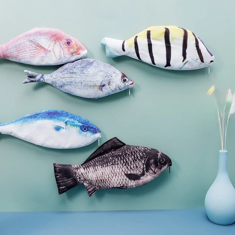 Creative Fish-Shaped Pencil Case