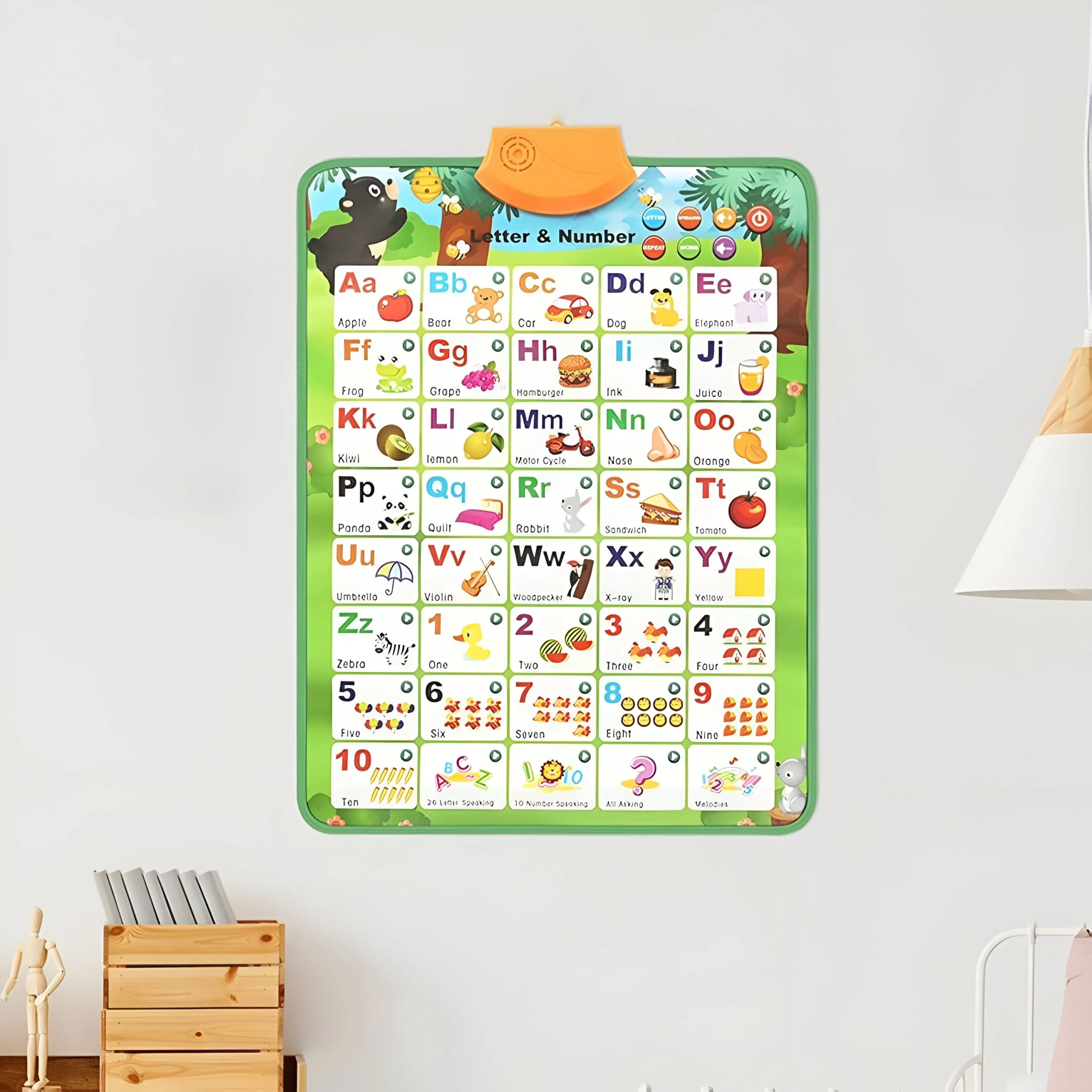 Interactive Talking ABC Alphabet Poster