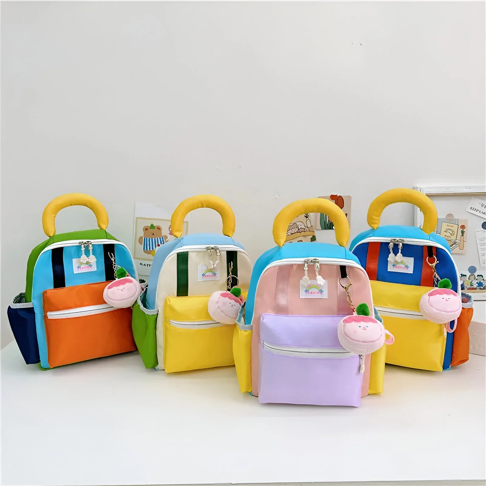 Cute Patchwork Kids Backpack