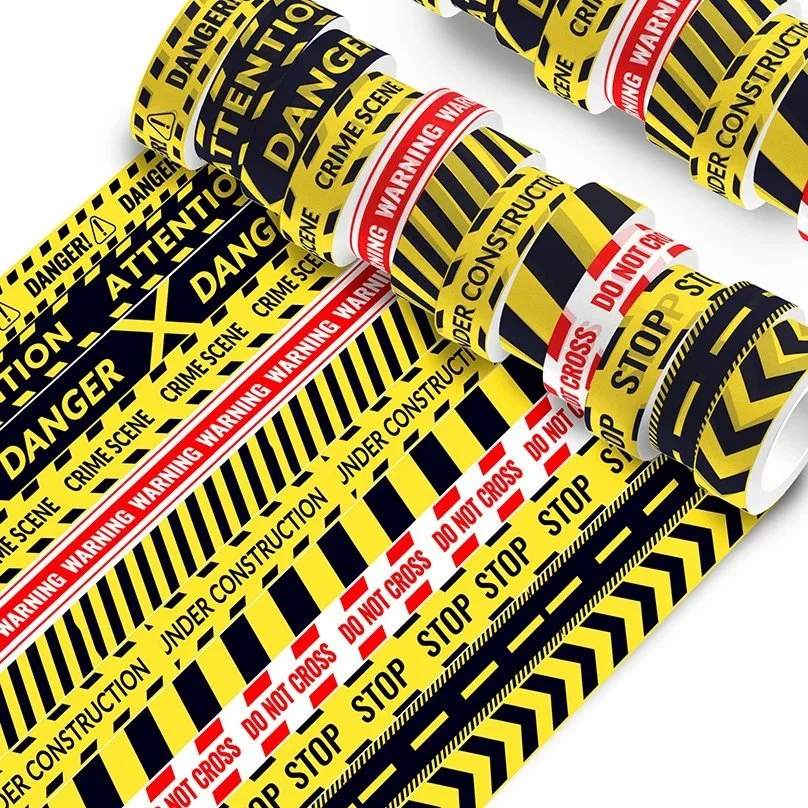 12 Rolls Warning Starry Sky Washi Tape Set