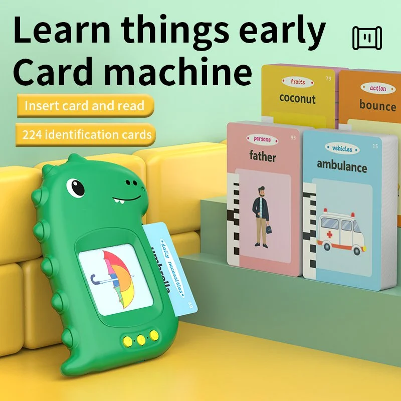 Interactive Dinosaur Shaped Talking Flash Cards