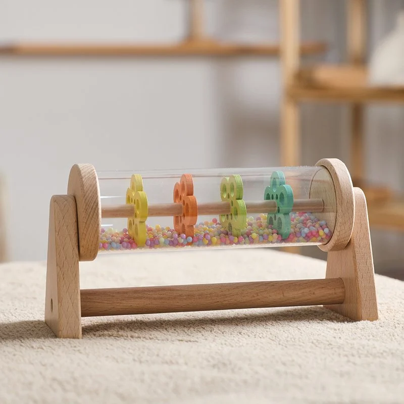 Wooden Baby Rainmaker Toy