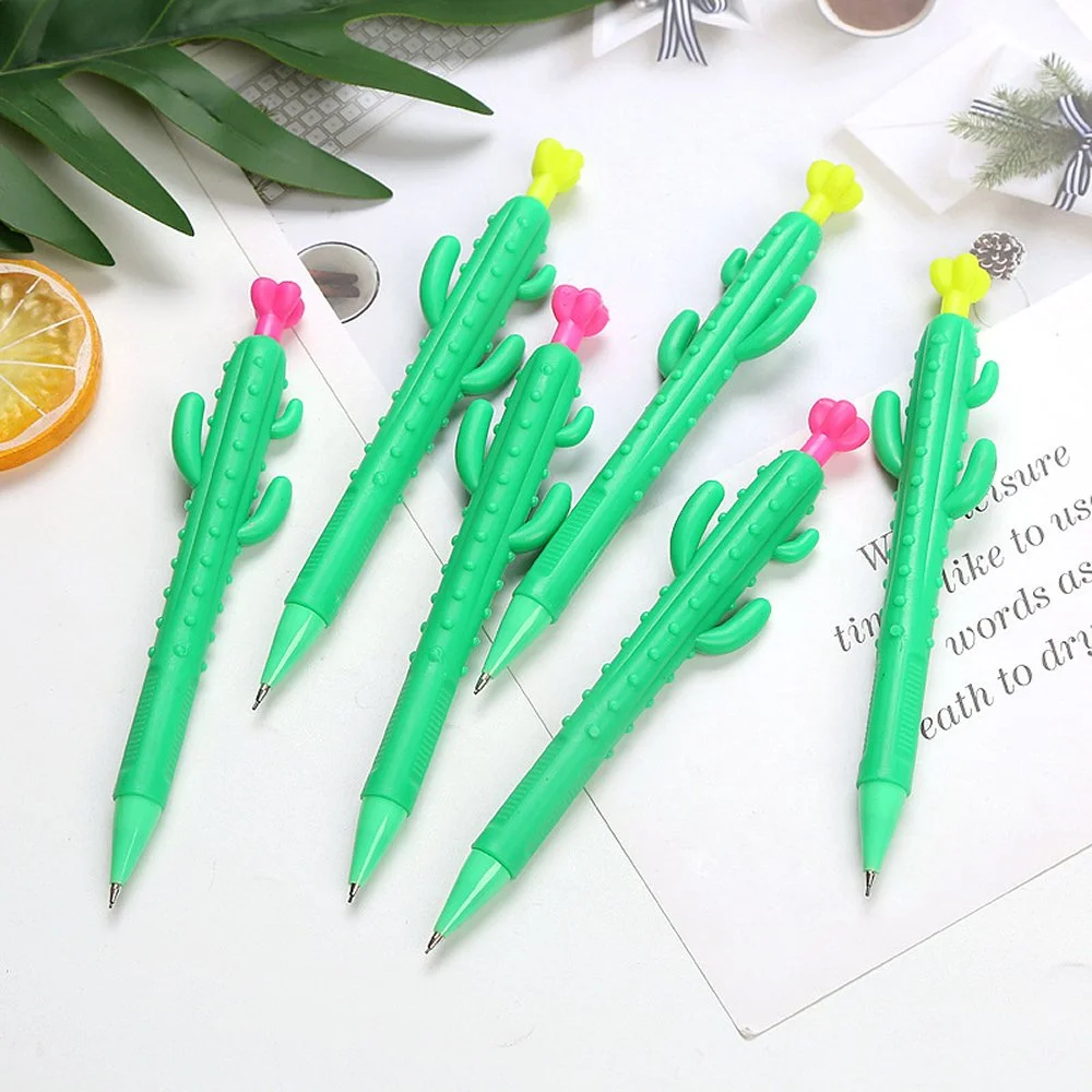 Novelty Cactus Carrot Corn Shape Mechanical Pencils Set
