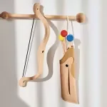 Baby Wooden Archery Set – Safe Felt Arrows & Colorful Target for Kids