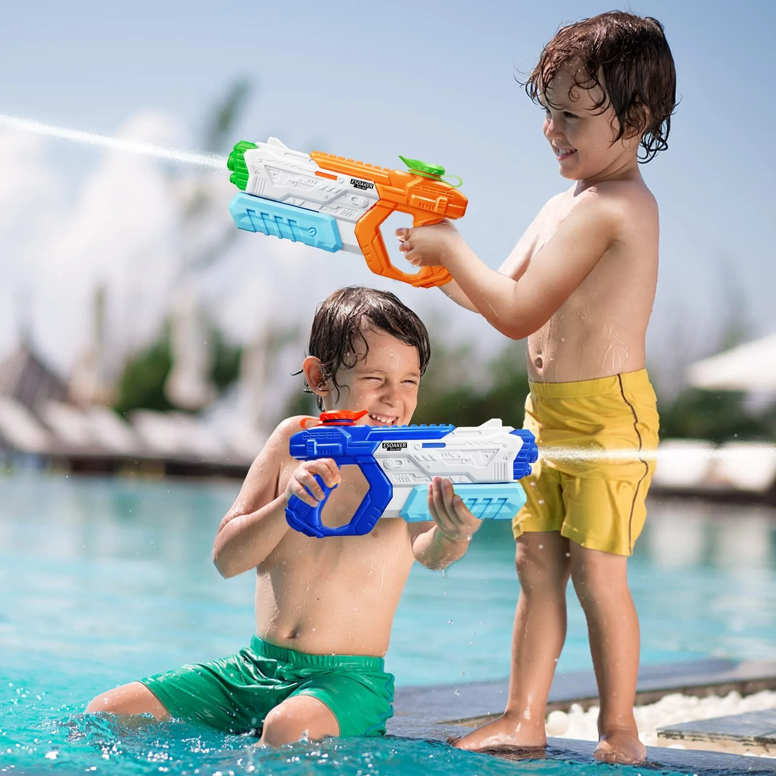 600cc High-Capacity Long-Range Water Gun – Super Soaker Blaster