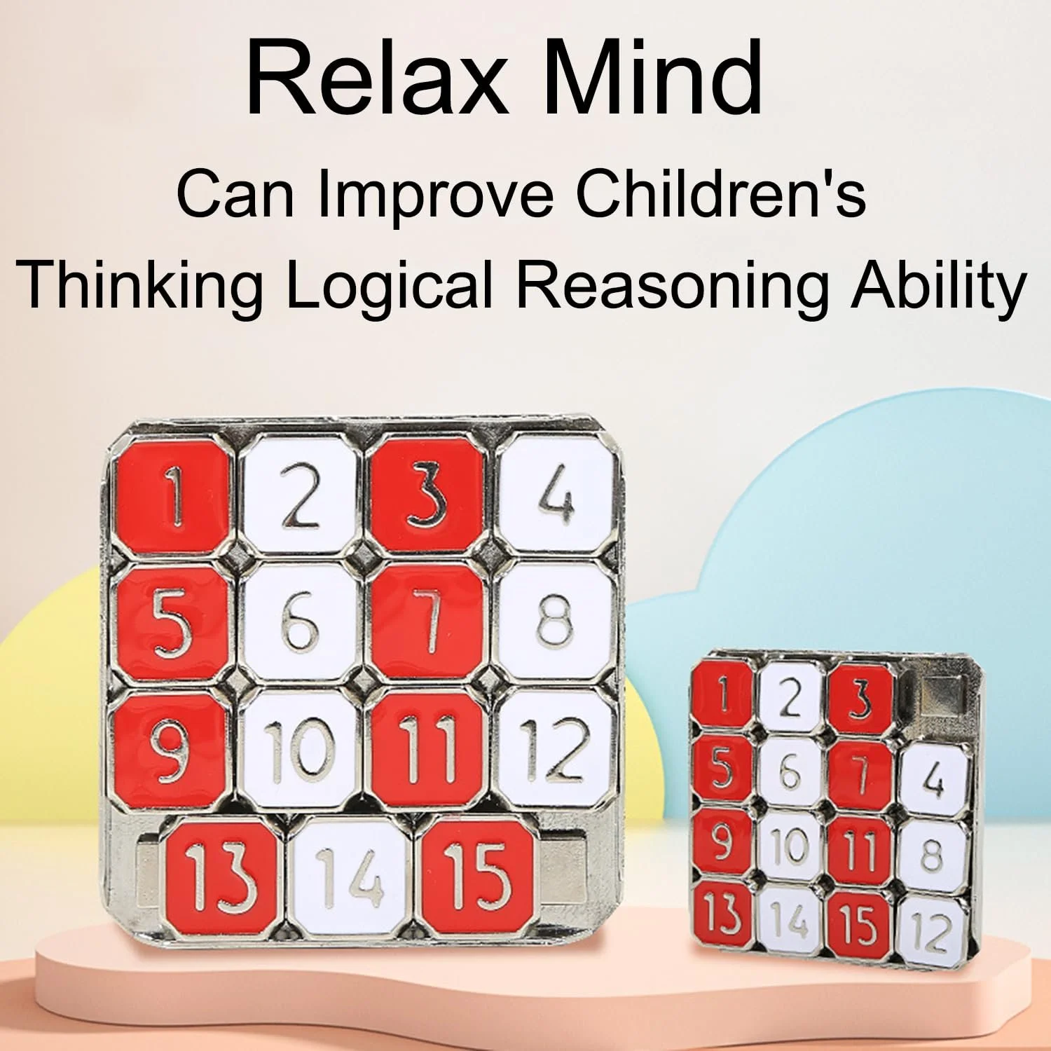 Metal Slide Puzzle Brain Teaser for Kids