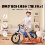 Folding 16" Balance Bike for Kids Ages 5-8