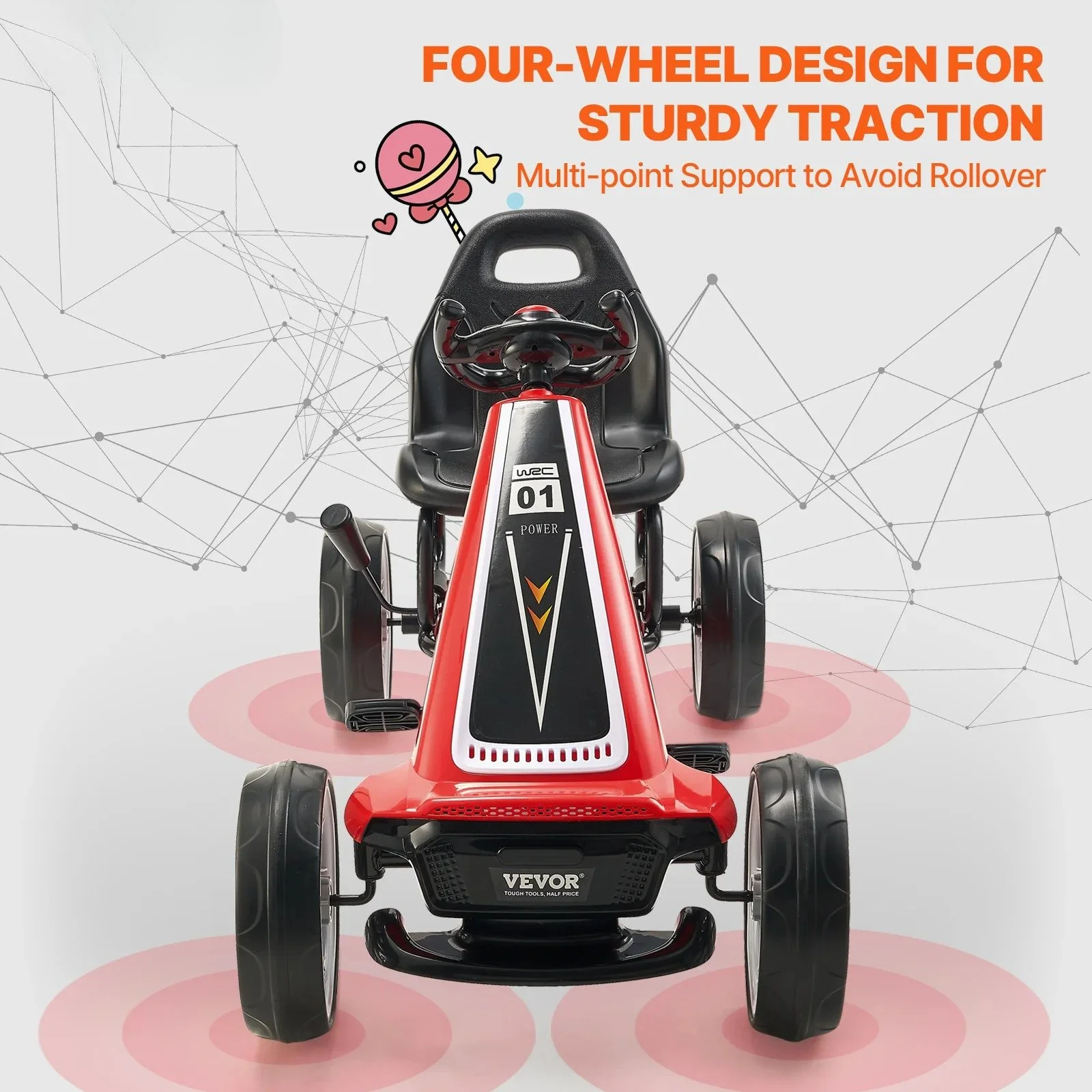 Kids Pedal Go Kart