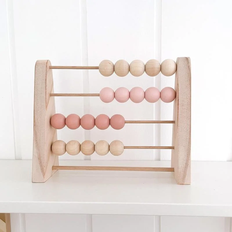 Wooden Abacus Toy for Kids – Early Learning Math & Nursery Decor