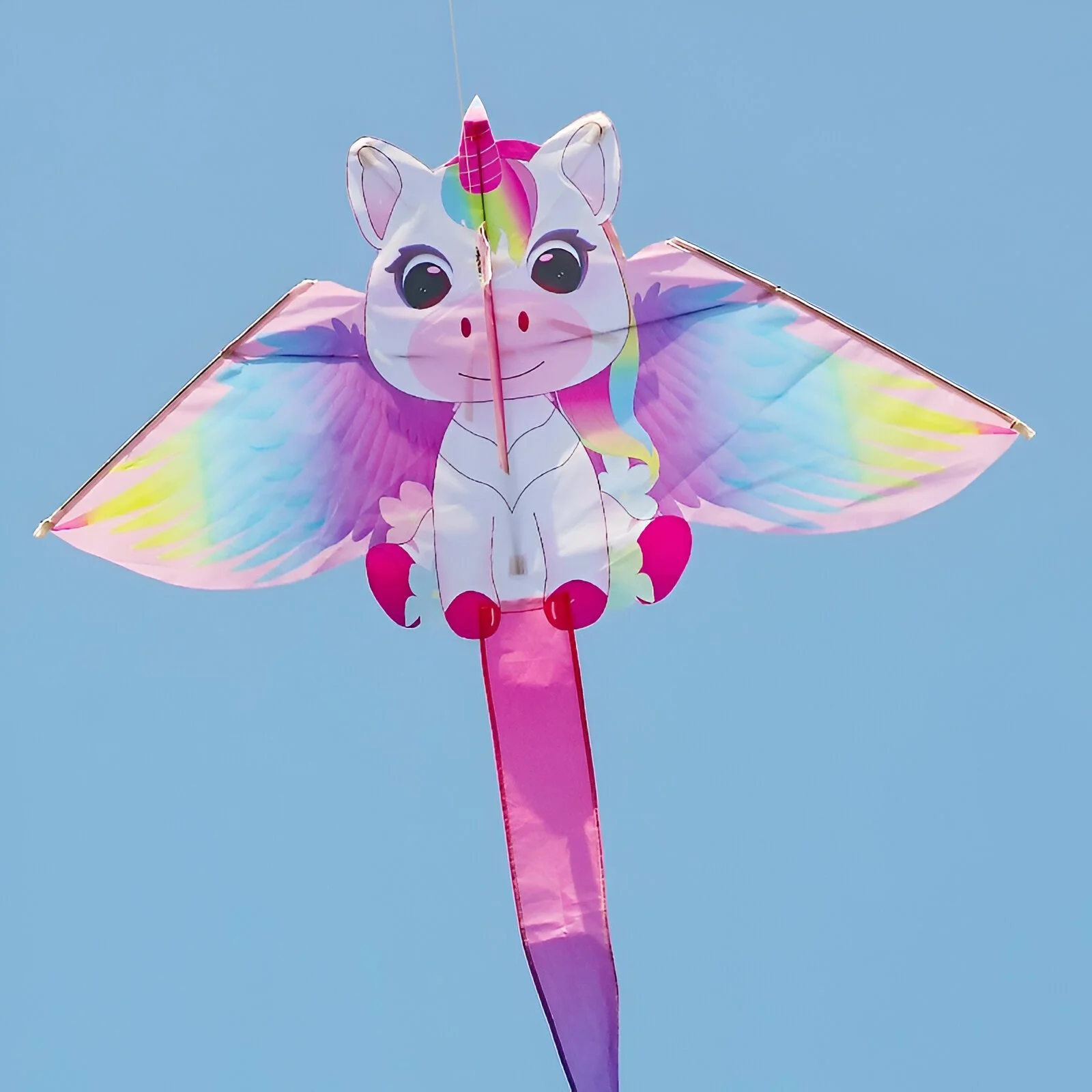 Pink Unicorn Kite for Kids