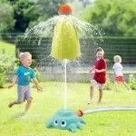 Spinning Rocket Octopus Sprinkler Toy for Kids