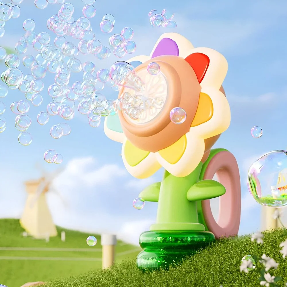 Sunflower Bubble Machine for Kids
