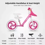 12/14 Inch Kids Balance Bike for Toddlers